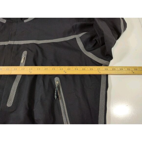 Mountain Hardware Men’s XXL Wind Breaker Conduit Soft Shell Black Full Zip - Picture 7 of 10